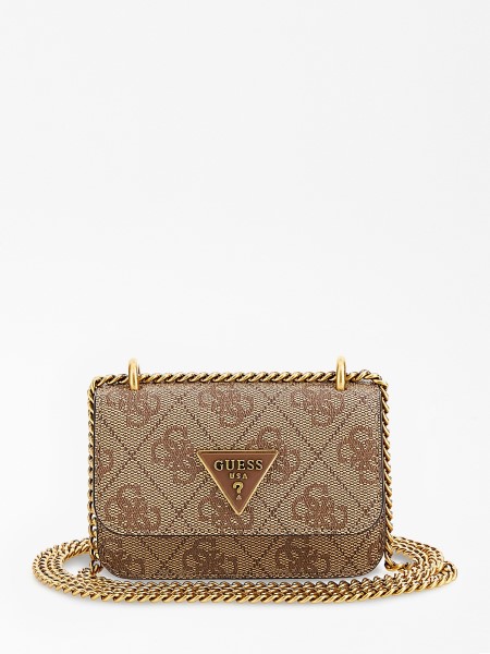 Hiszem Alexie 4g Logós Mikro Crossbody Táska Bézs