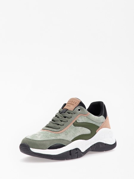 Kinlee Velúrbetétes Futócipő Bézs Sejtés