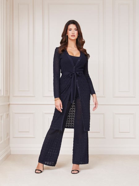 Hiszem, Kék Marciano Pulóver Kardigán