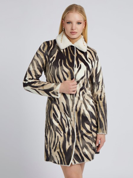 Hiszem Piros Multi Kifordítható Műszőrme Kabát