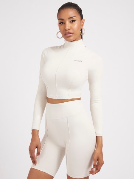 Fehér Mikroszálas Aktív Felső Tipp