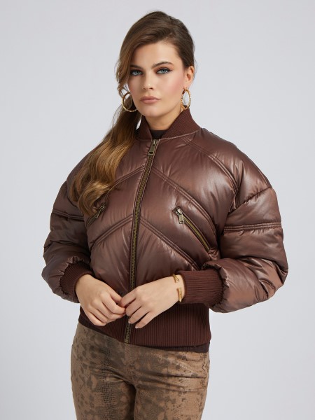 Műbőr Bombázó Gondolom Barna