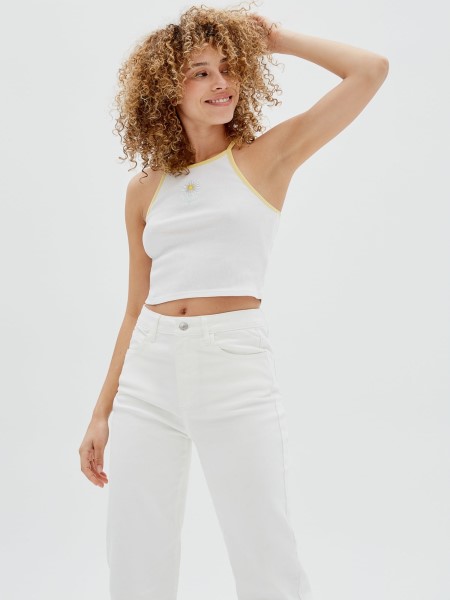 Fehér Tippelő Első Százszorszép Termény Felső