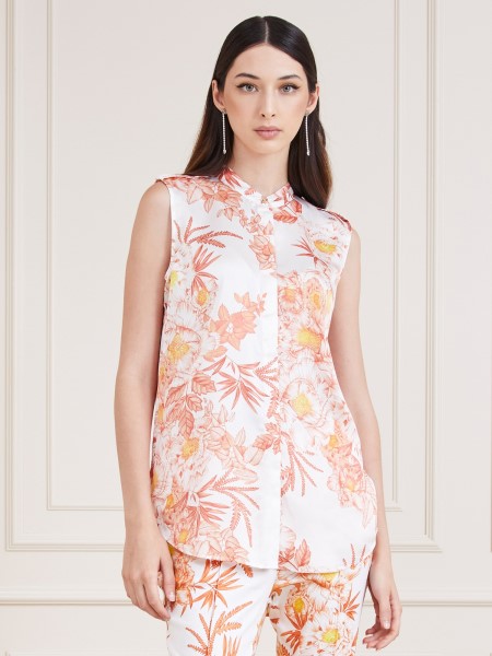 Hiszem, Marciano Mindenhol Nyomtatott Ing Narancs