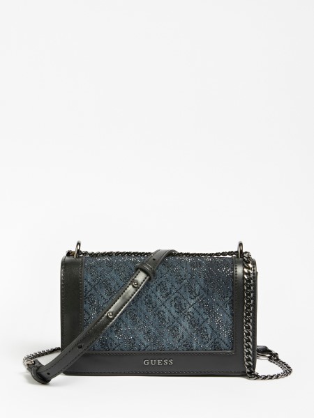 Brilla 4g Logós Crossbody Bag Guess Fekete