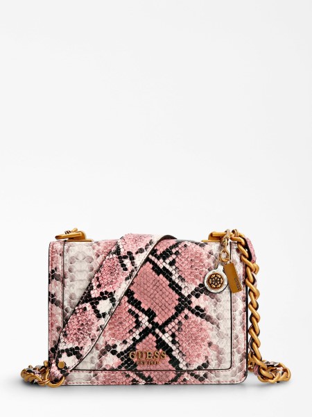 Hiszem Multi Pink Abey Python Print Mini Crossbody