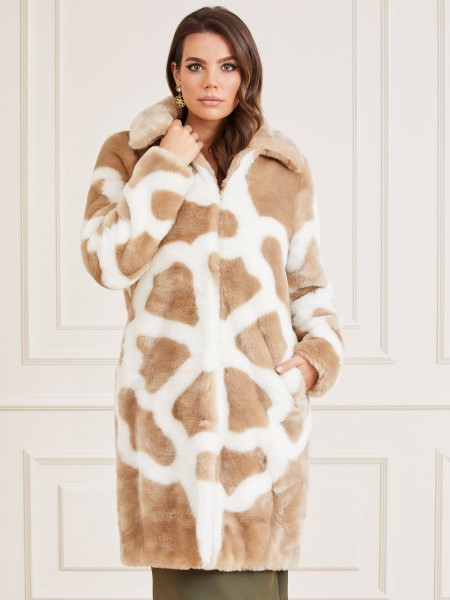 Műszőrme Kabát Barna Sejtés