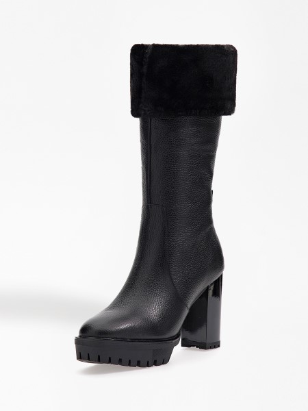 Gondolom Fekete Műszőrme Timoty Csizmát