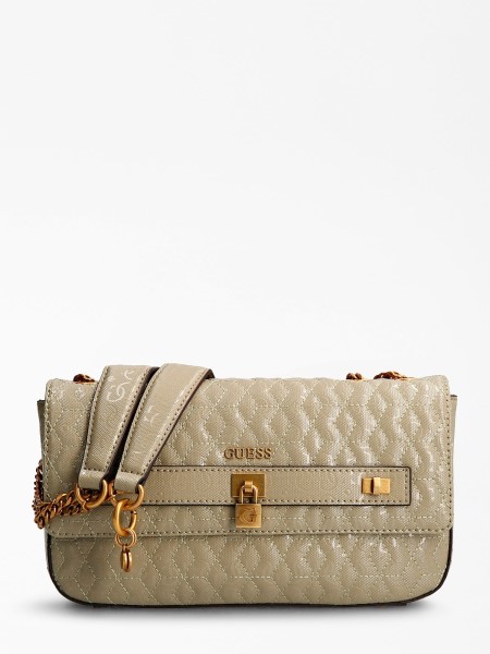 Zöld Tipp Isidora G Shine Logó Crossbody