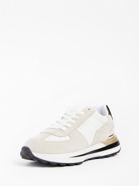 Hiszem Jazet Velúr Betétes Futócipő Fehér