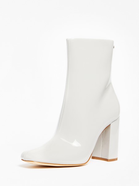 Szürke Több Tipp Lakkbőr Pohár Alacsony Csizma