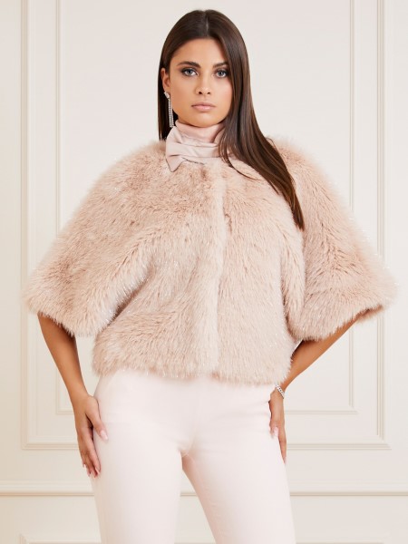 Marciano Műszőrme Dzseki Tipp Rózsaszín