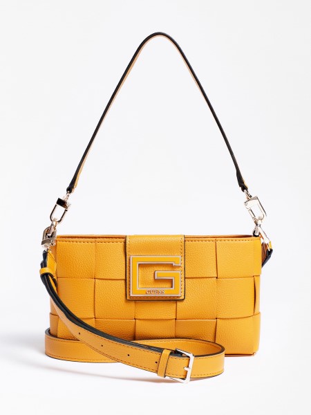 Liberty City Fonott Válltáska Hiszem Sárga