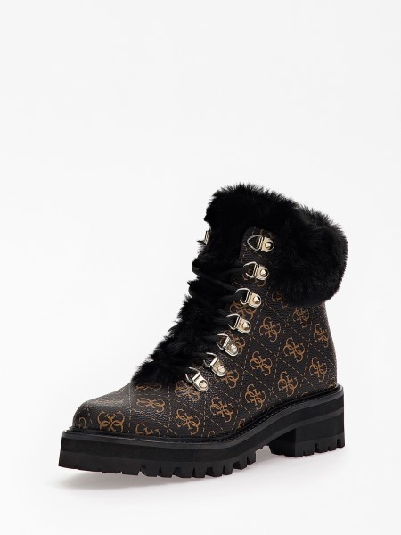 Issa 4g Logó Alacsony Csizma Barna Tipp