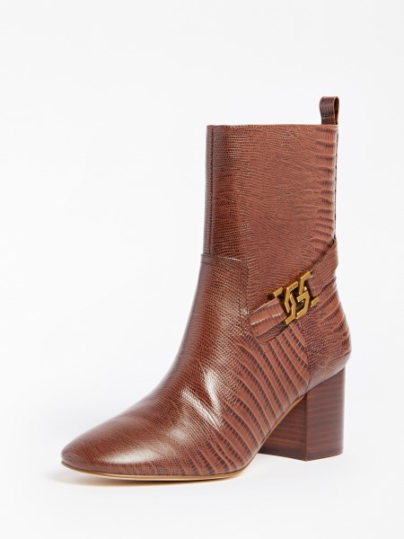 Valódi Bőr Sabean Alacsony Csizma Bézs Hiszem