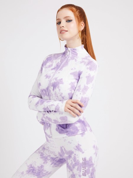 Tie-dye Aktív Felső Lila Tipp