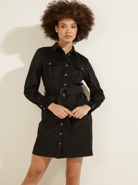 Fekete Guess Művelúr Ruha