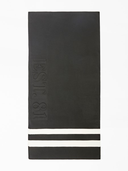 Hiszem Logós Sál Fekete