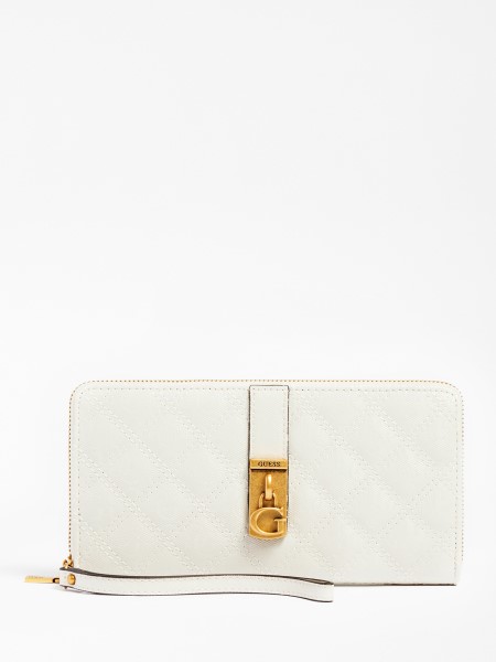 Fehér Guess Gaia 4g Logós Pénztárca