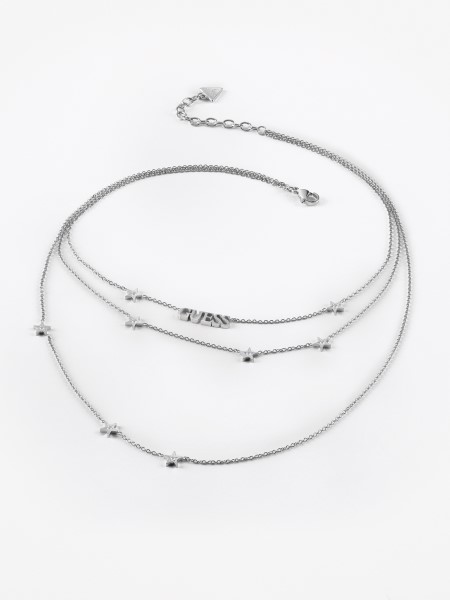 Hiszem A-csillag-született-nyaklánc Ezüst