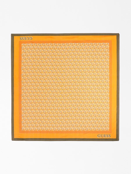 Silvana G Kocka Logó Nyakkendő Narancssárga Tipp