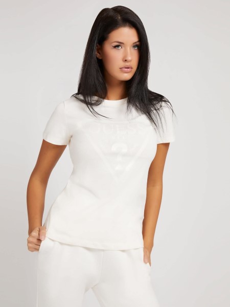 Hiszem, Fehér Elülső Logós Póló