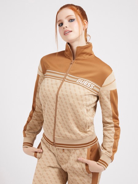 Hiszem, Az Egész Logós Pulóver Bézs