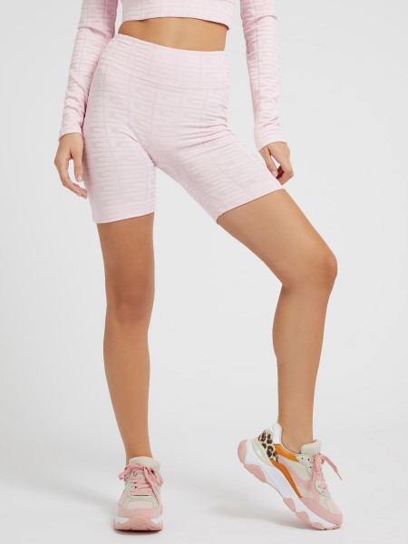 Az Egész Jacquard Logó Motoros Rózsaszín Hiszem