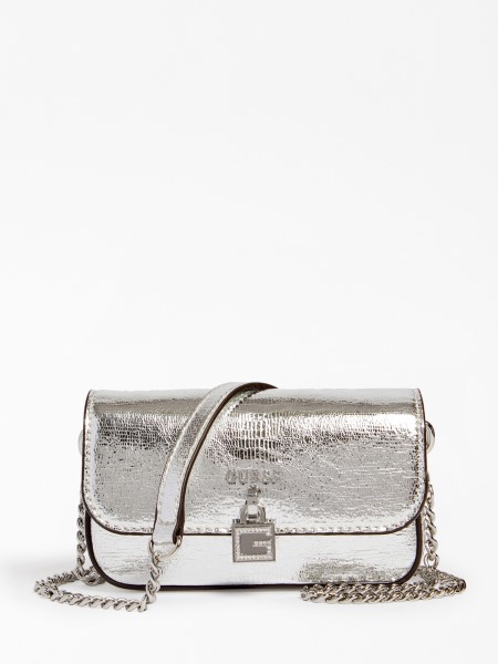 Ezüst Tippet Fóliázott éjszakai őszi Mini Válltáska