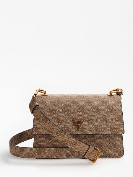 Bézs Guess Alexie 4g Logós Mini Crossbody Táska