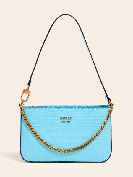 Katey Croc Nyomtatott Válltáska Kék Tipp