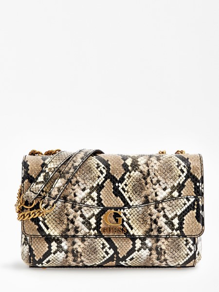 Nell Python-print Crossbody Multi Bézs Tipp