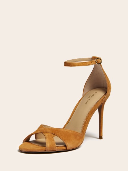 Barna Guess Marciano Velúr Szandál