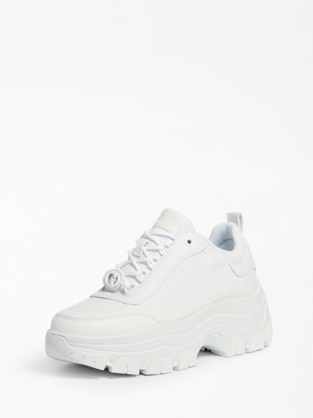 Fehér Guess Bria 4g Bazsarózsa Logós Futócipő