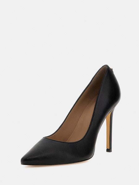 Gavi Valódi Bőr Udvari Cipő Fekete Hiszem