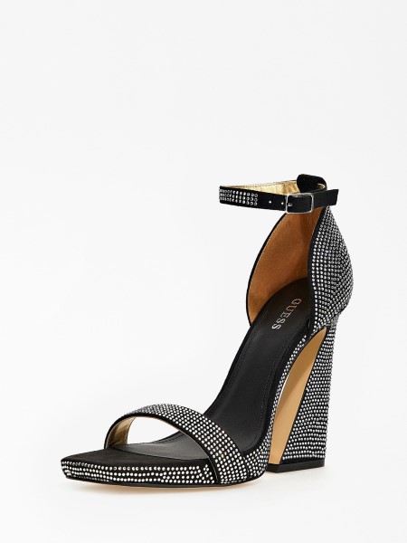 Hiszem, Fekete Morra Strassz Szandál