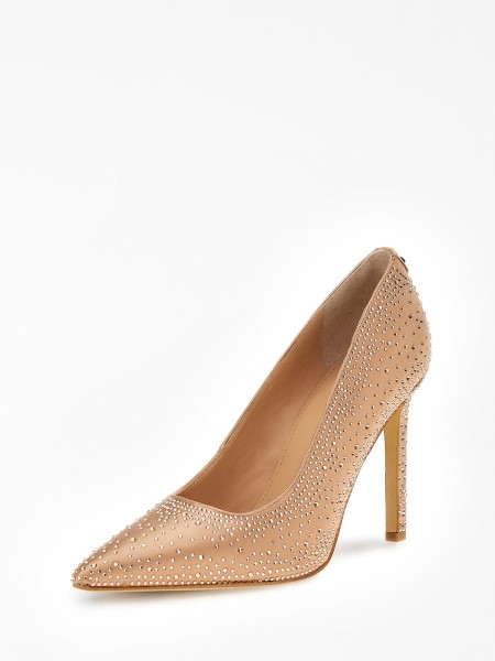 Selymek Strassz Udvari Cipő Világos Rózsaszín Kitalálni