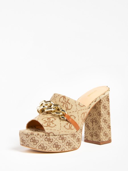 Bézs Guess Xanthe 4g Logó Klumpa