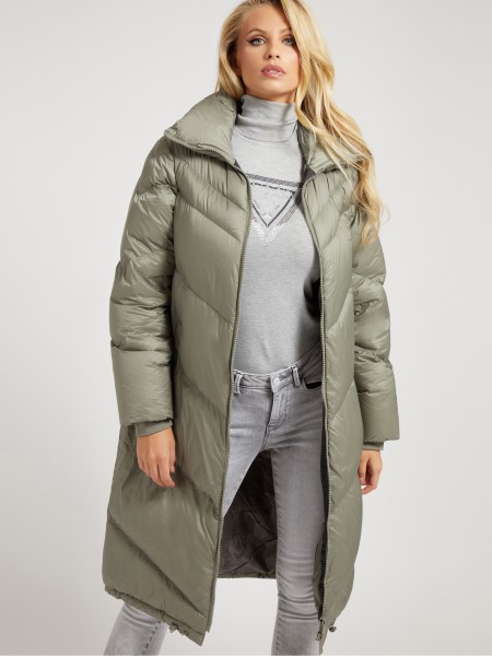 Hiszem Igazi Lenyomott Bélés Puffer Zöld