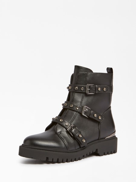 Hiszem, Ocea Rátéttel Ellátott Bokacsizma Fekete