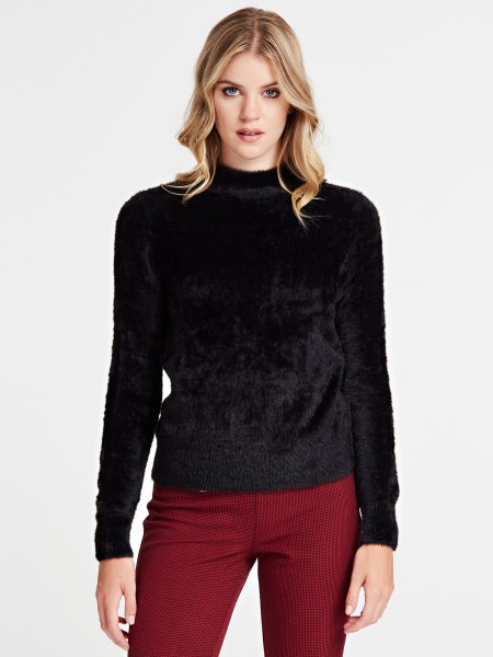 Hiszem, Fekete álpóló Nyakú Pulóver