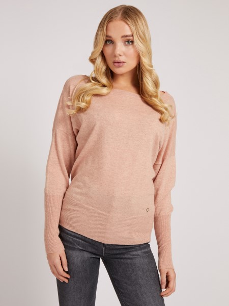 Hiszem Bézs Cachemere Keverék Pulóver