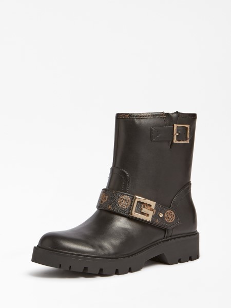 Hiszem Ragner Valódi Bőr Motoros Csizma Barna