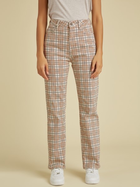 Hiszem, Laza Szabású Farmer Nadrág Barna