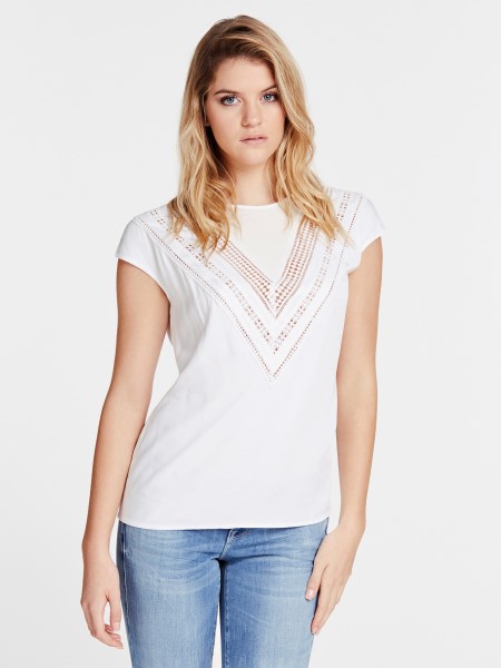 Fehér Csipke Felső