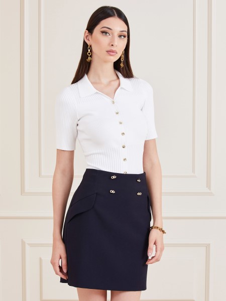 Fehér Marciano Póló Pulóver Bodysuit Hiszem