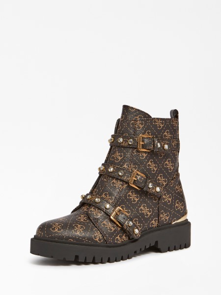 Ocea 4g Logós Bokacsizma Barna Tipp