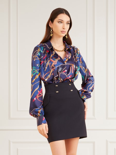 Marciano Mindenhol Nyomtatott Test Hiszem Kék Multi