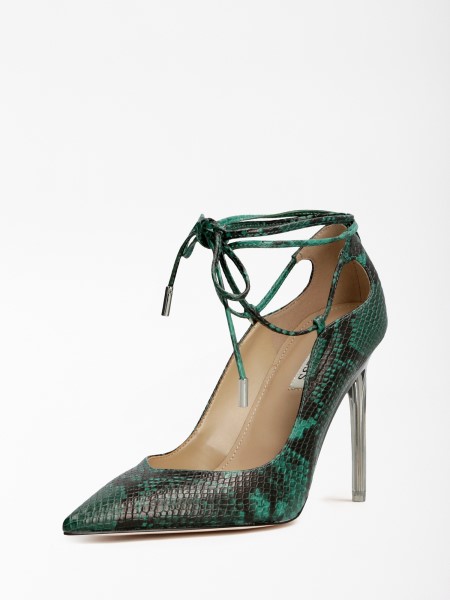 Hiszem, Szürke Több Sebbie Croc Mintás Udvari Cipő