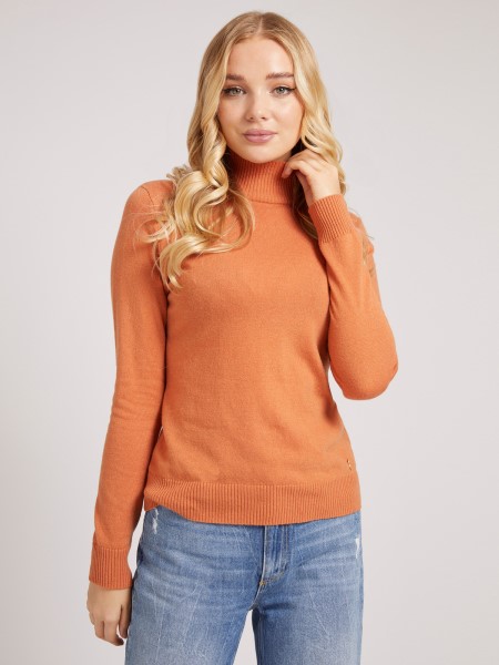 Hiszem Teknős Nyakú Cachemere Keverék Pulóver Bézs